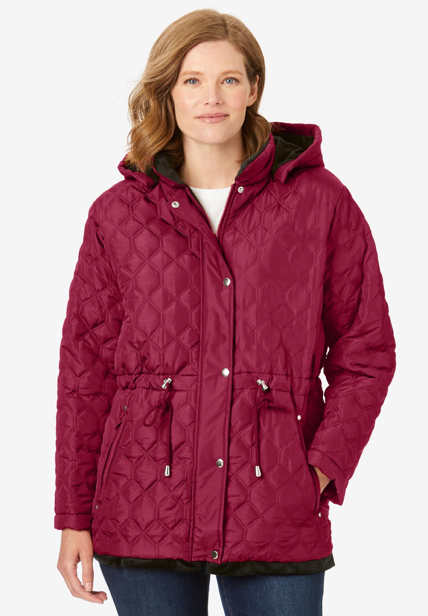 Totes geo quilt jacket