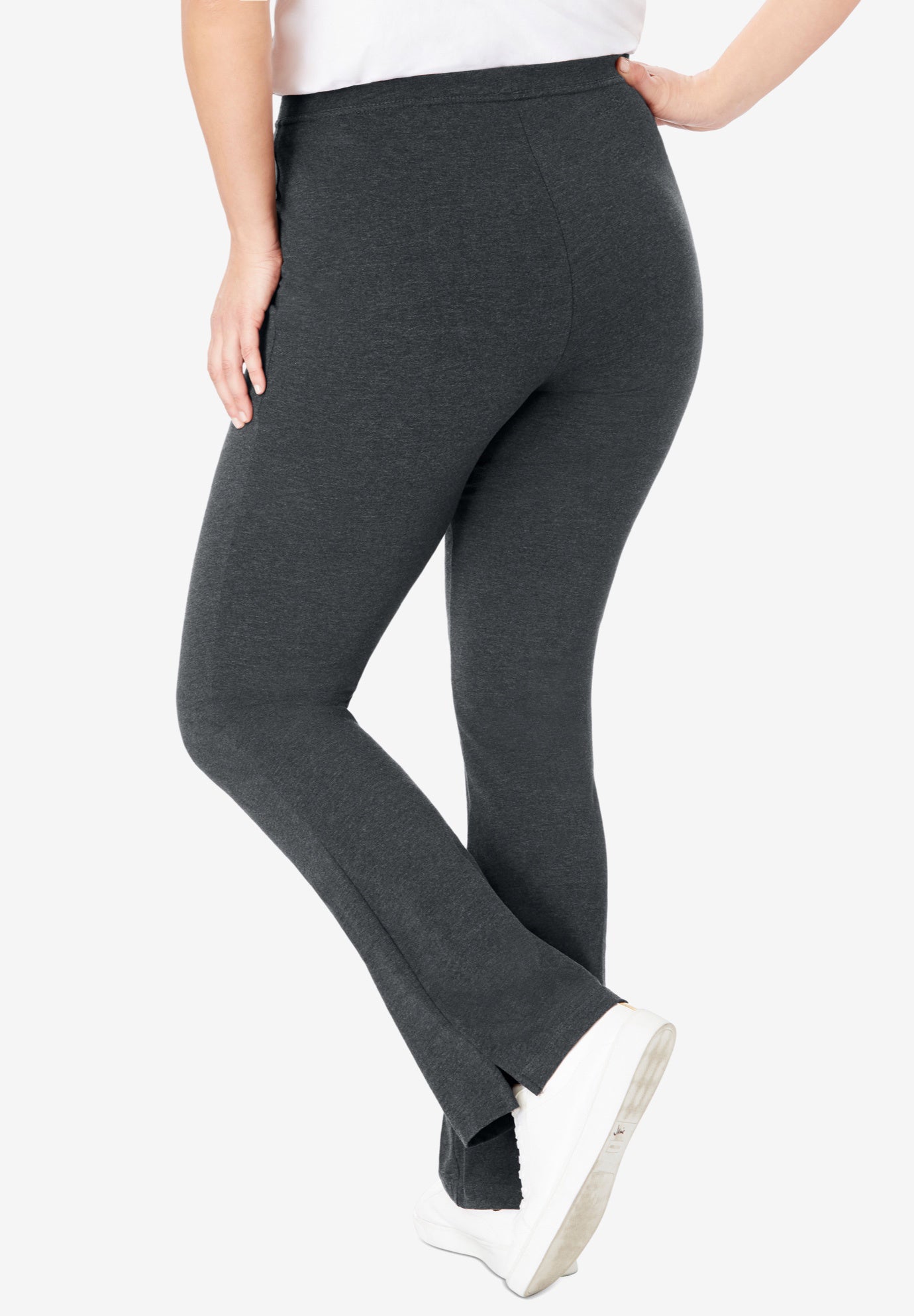 Stretch Cotton Bootcut Yoga Pant | OneStopPlus