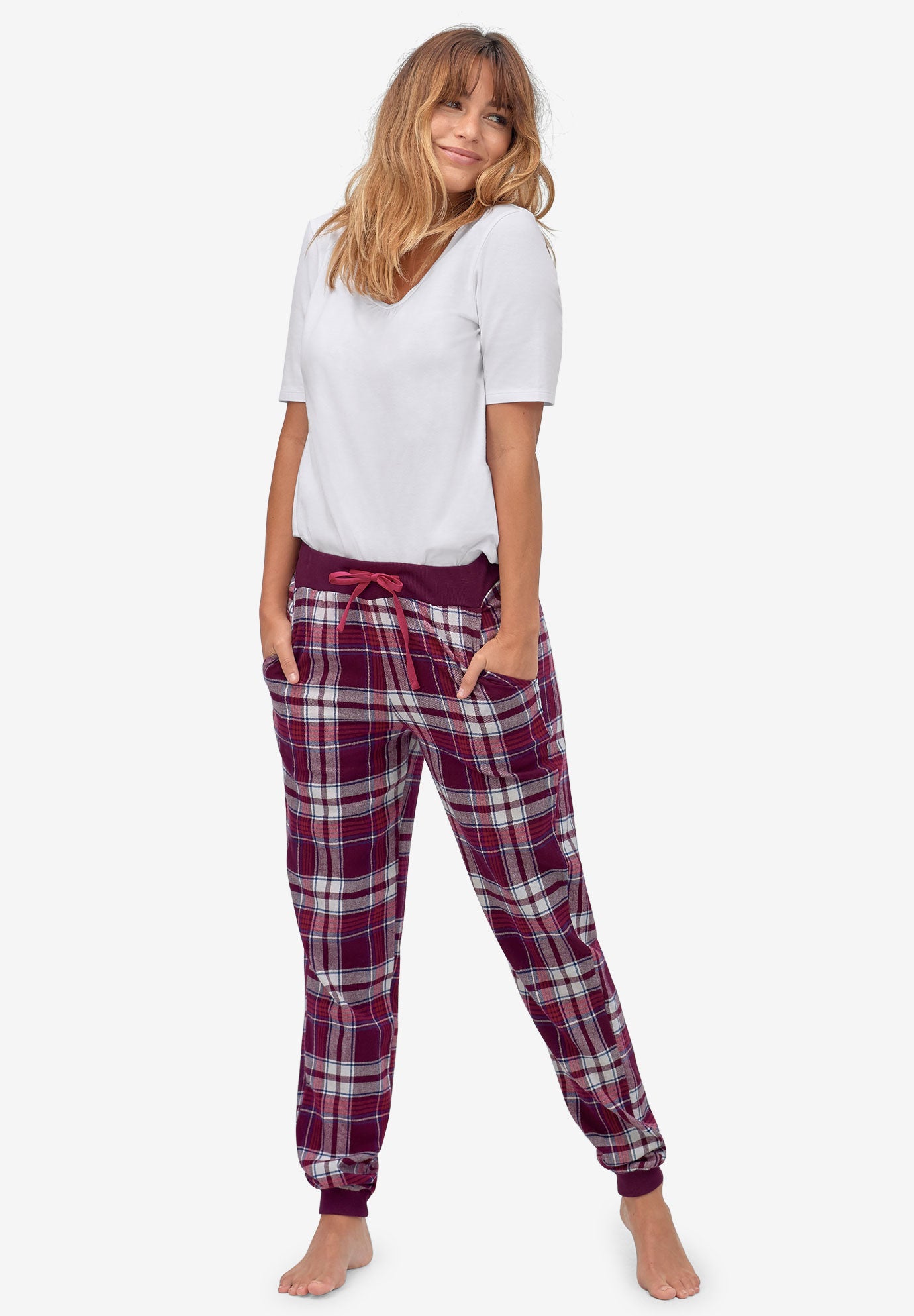 flannel sleep pants womens