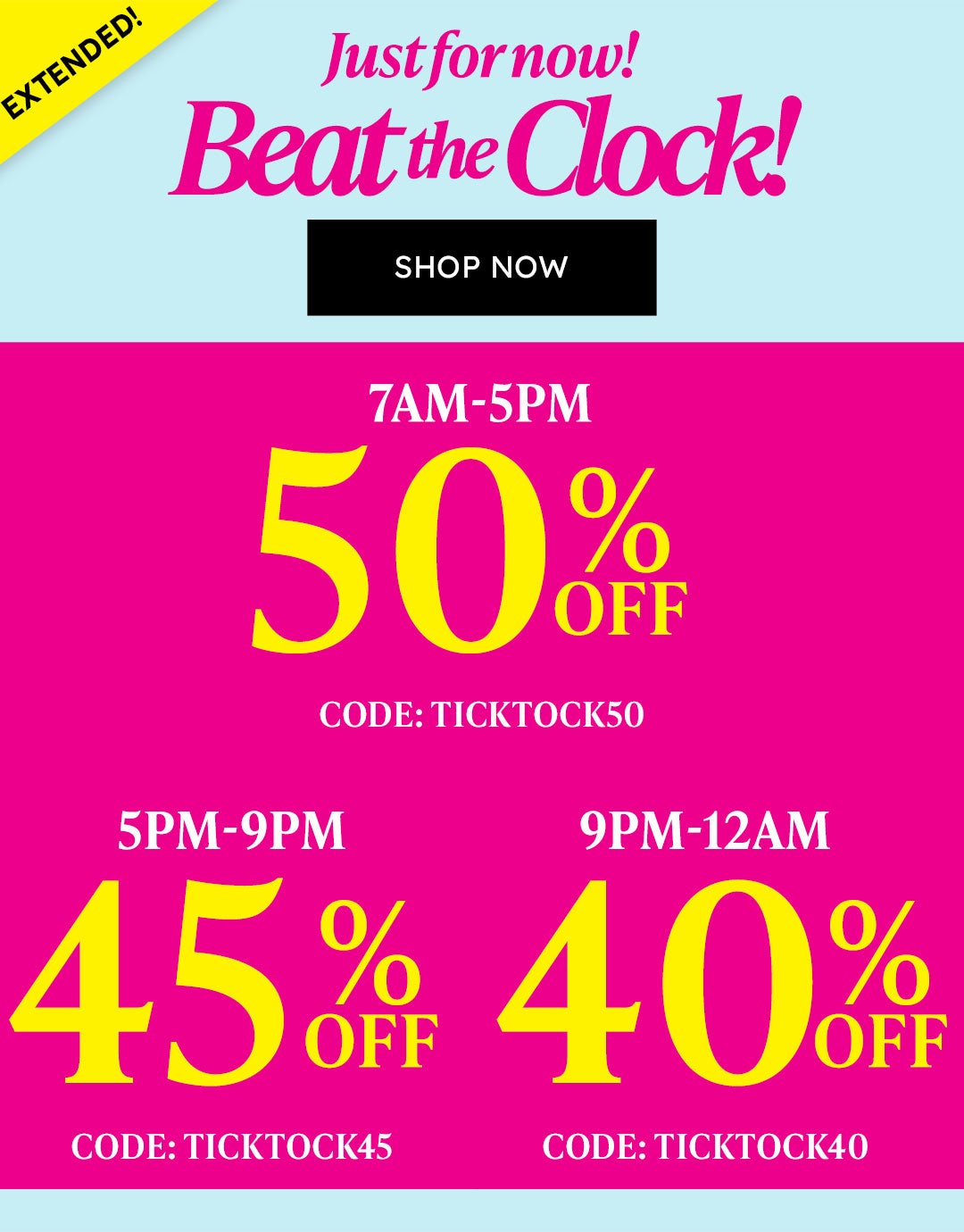 Just for Now Shop Now
