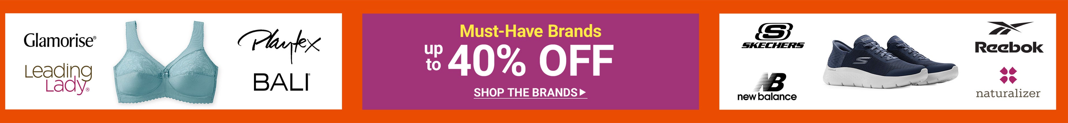 40% Off Brands SHOP NOW