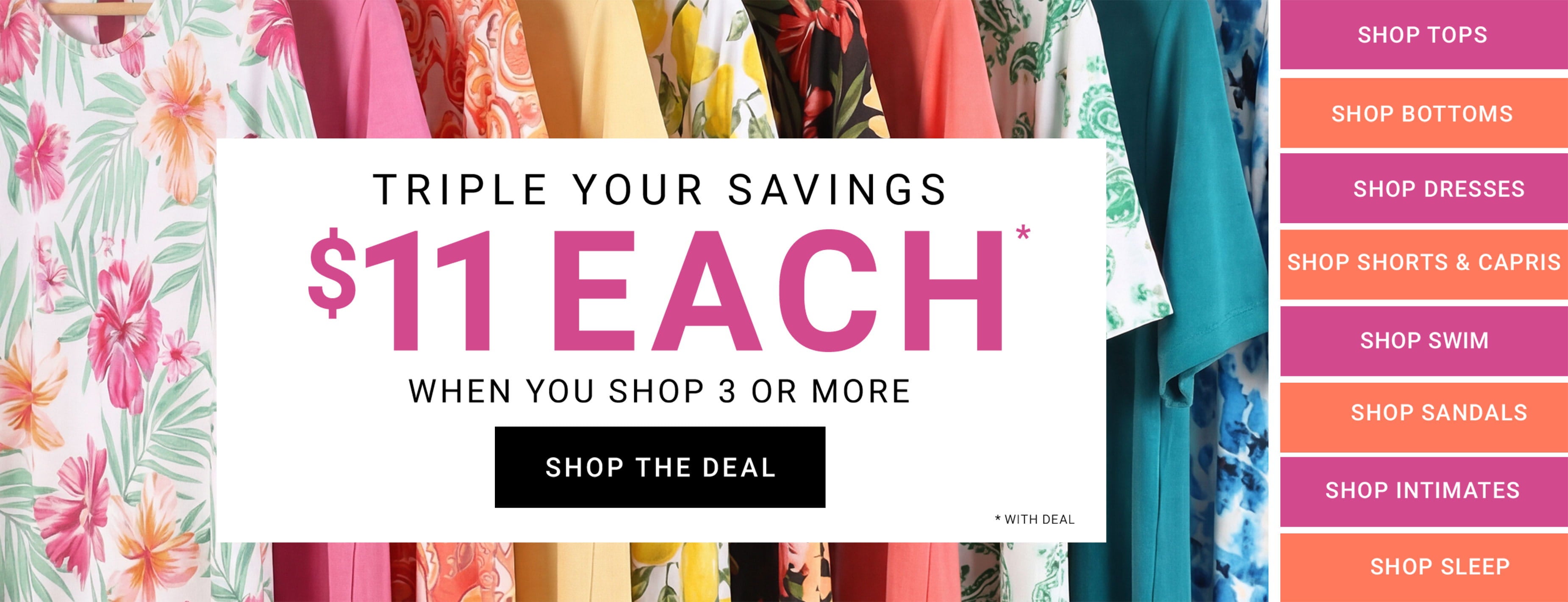 $11 each when you shop 3+
