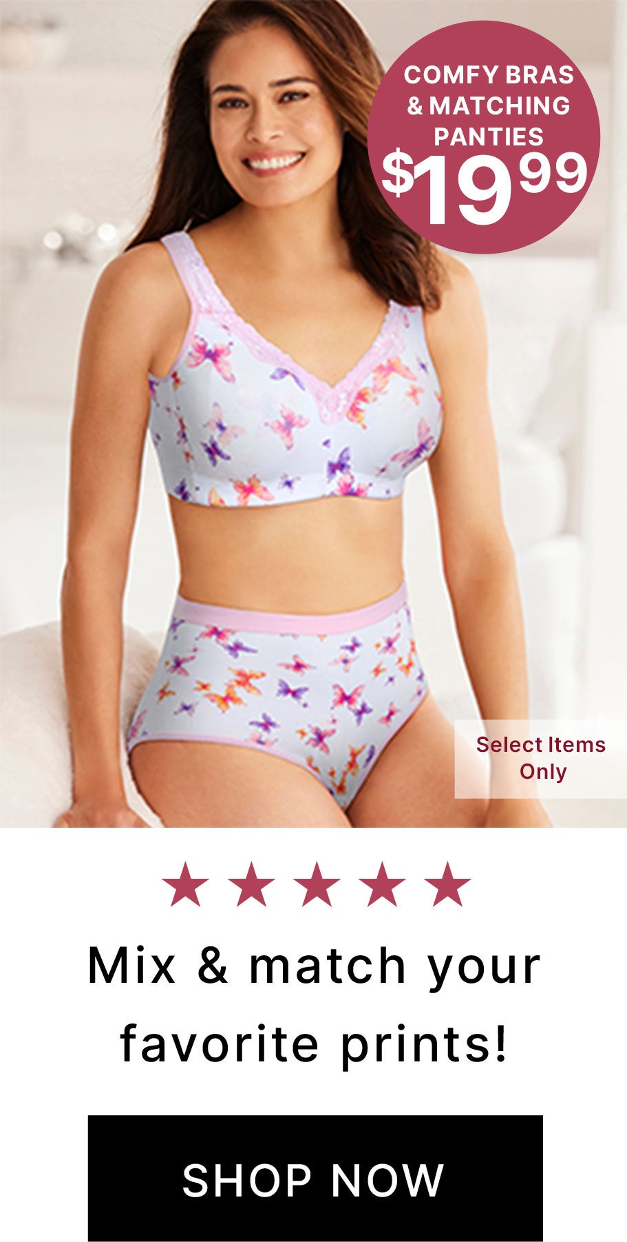 Shop Lingerie - Summer Savings