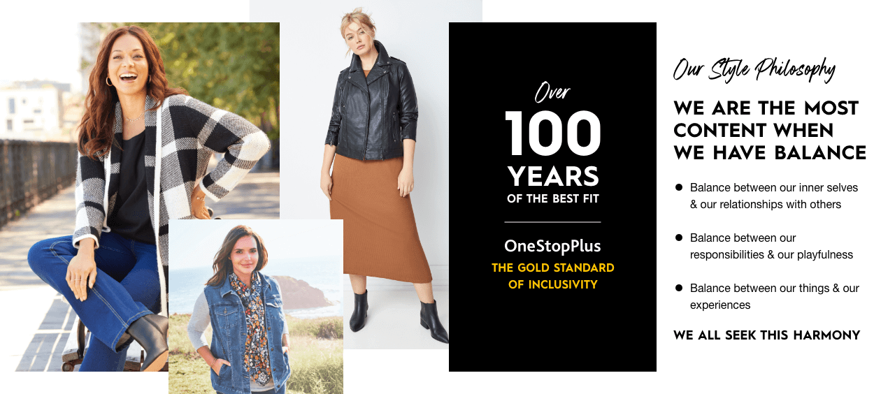 Our 100 Years of the Best Fit | OneStopPlus: The Gold Standard of Inclusivity