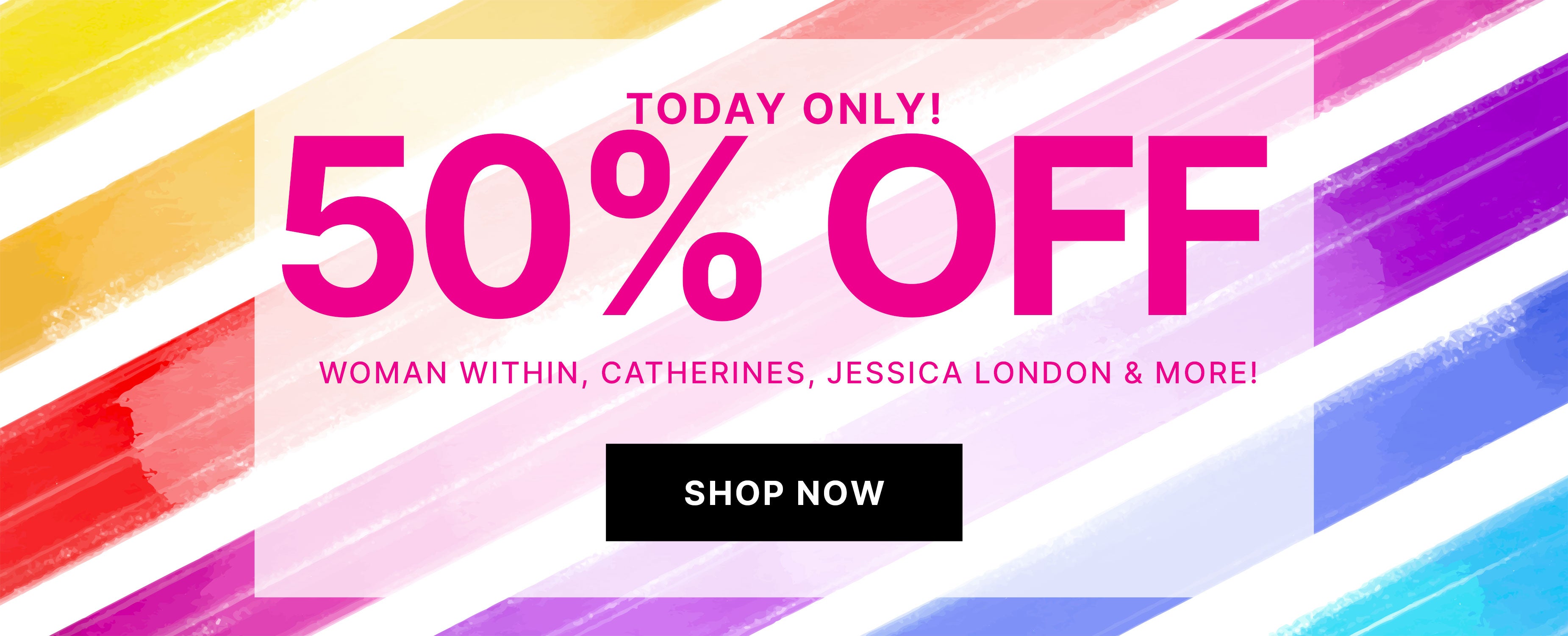 50% off on all brands