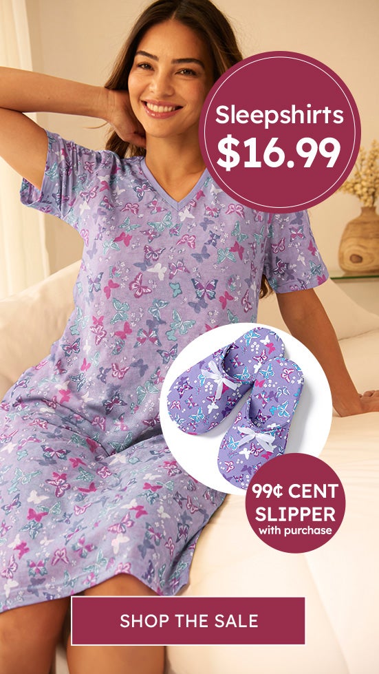  $16.99 SLEEPSHIRTS