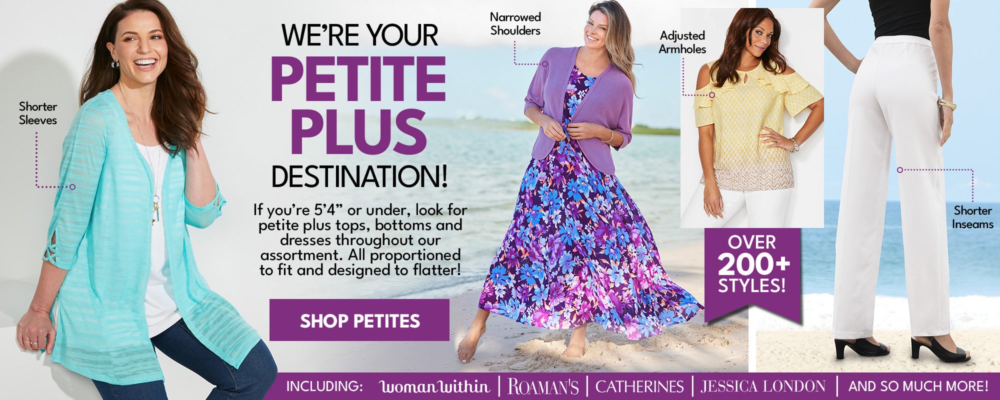 We're your petite plus destination shop petites