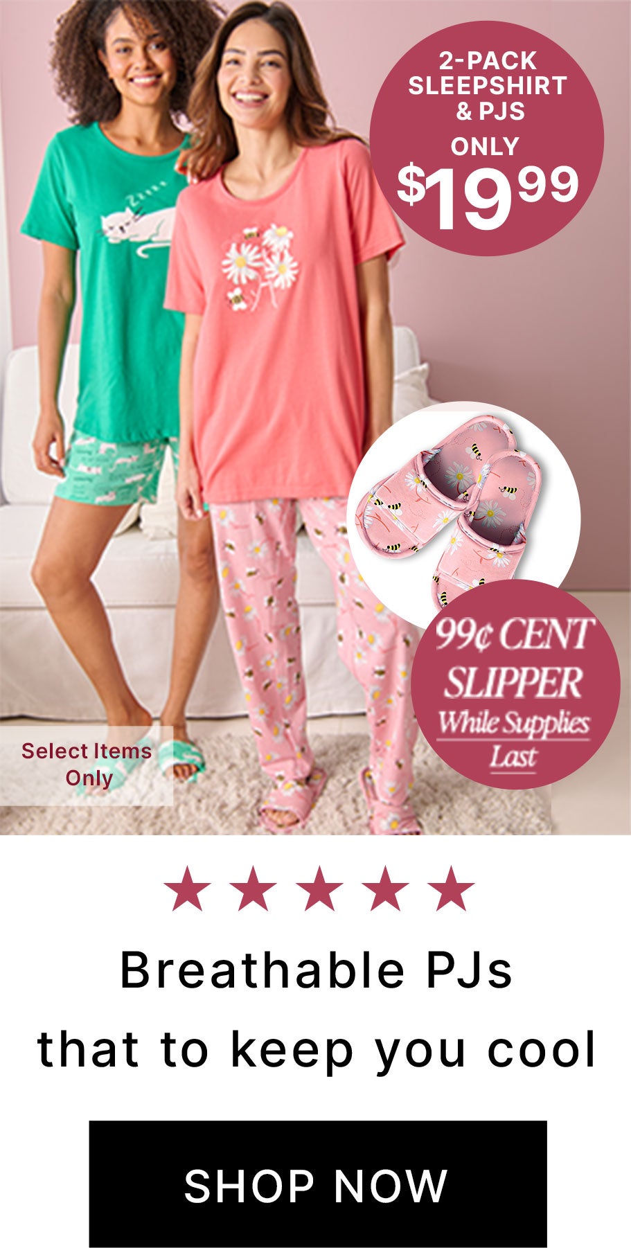 Shop Intimates and Sleep - Summer Savings