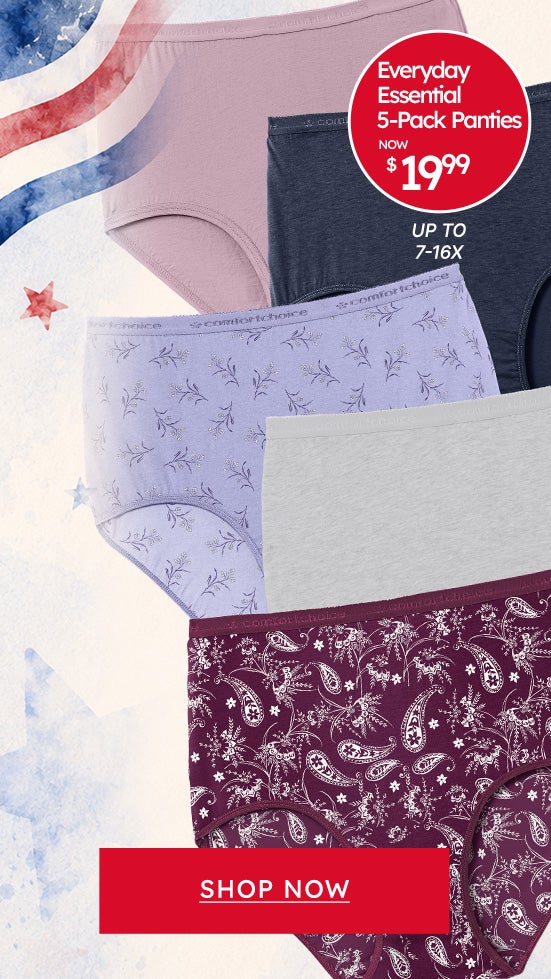 panties @ $25