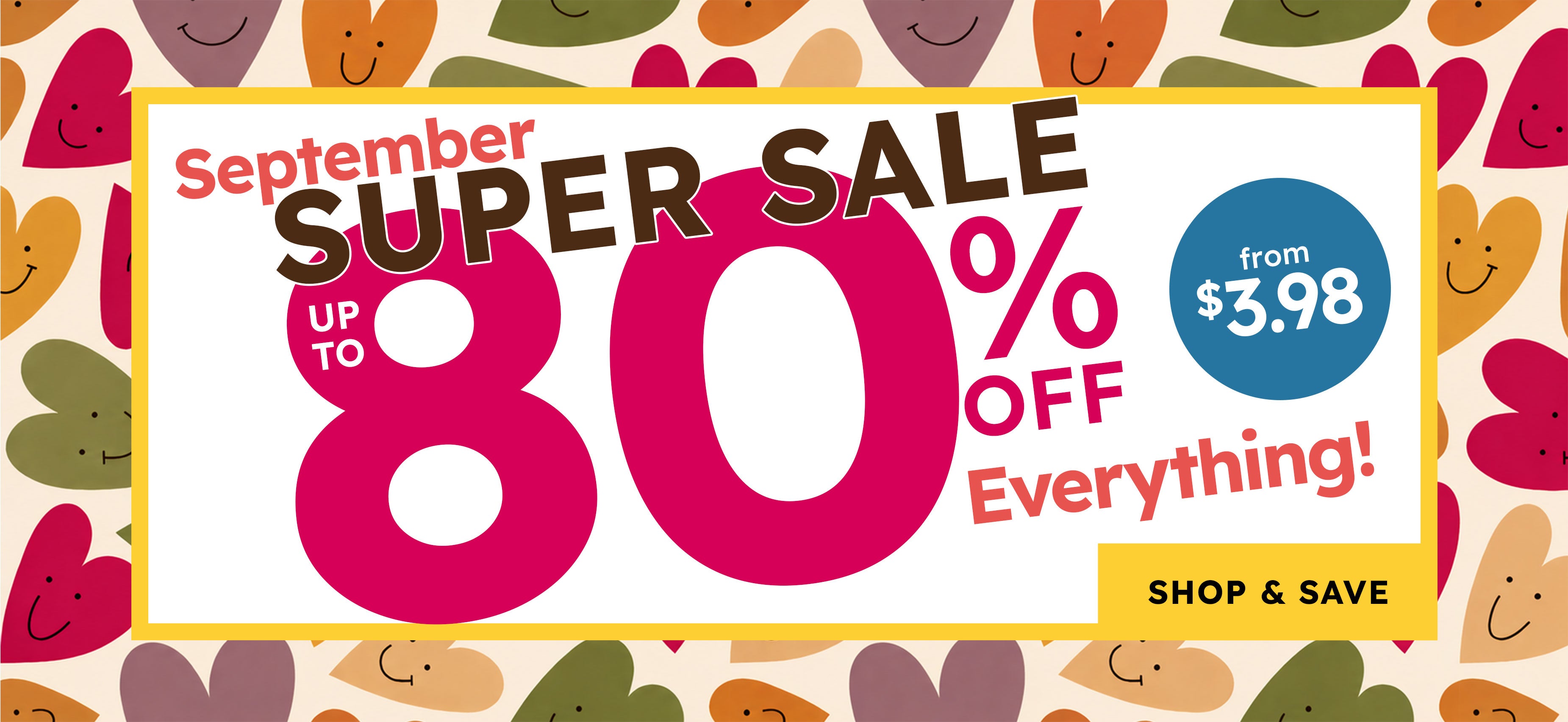September super sale upto 80% off SHOP NOW