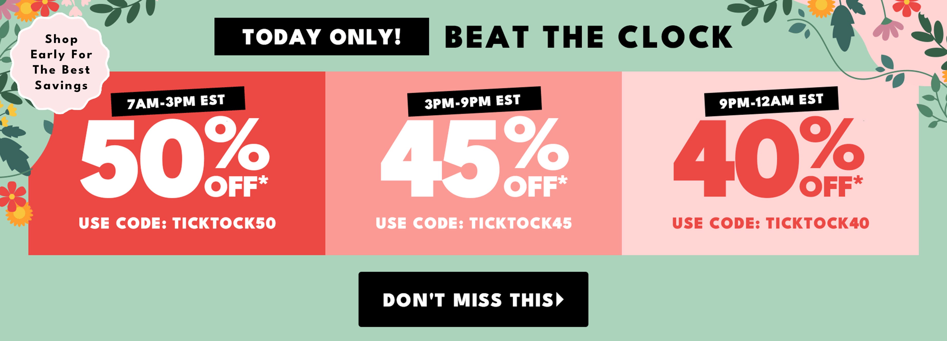 Today only! Beat the lock don't miss this