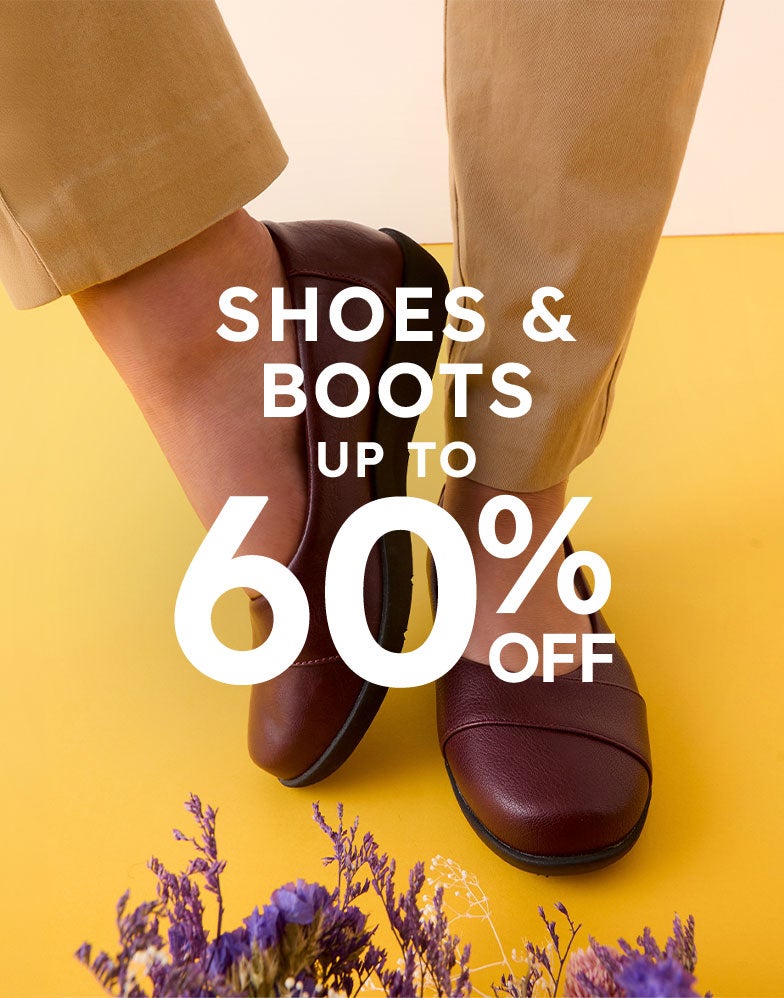 Shoes & Boots 60% Off
