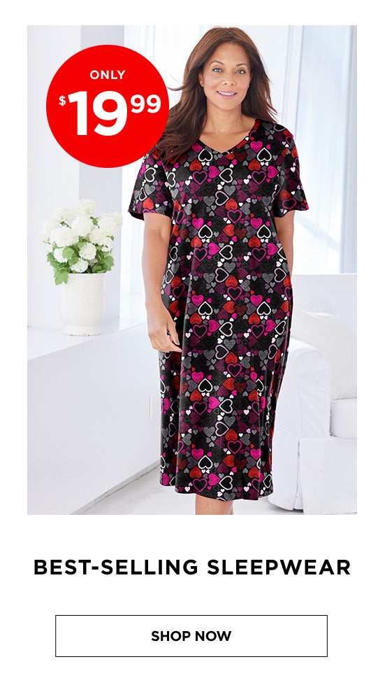 sleepwear $19.99 shop now