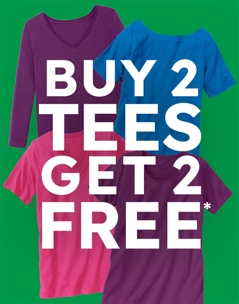 Buy 2 Tees Get 2 Free