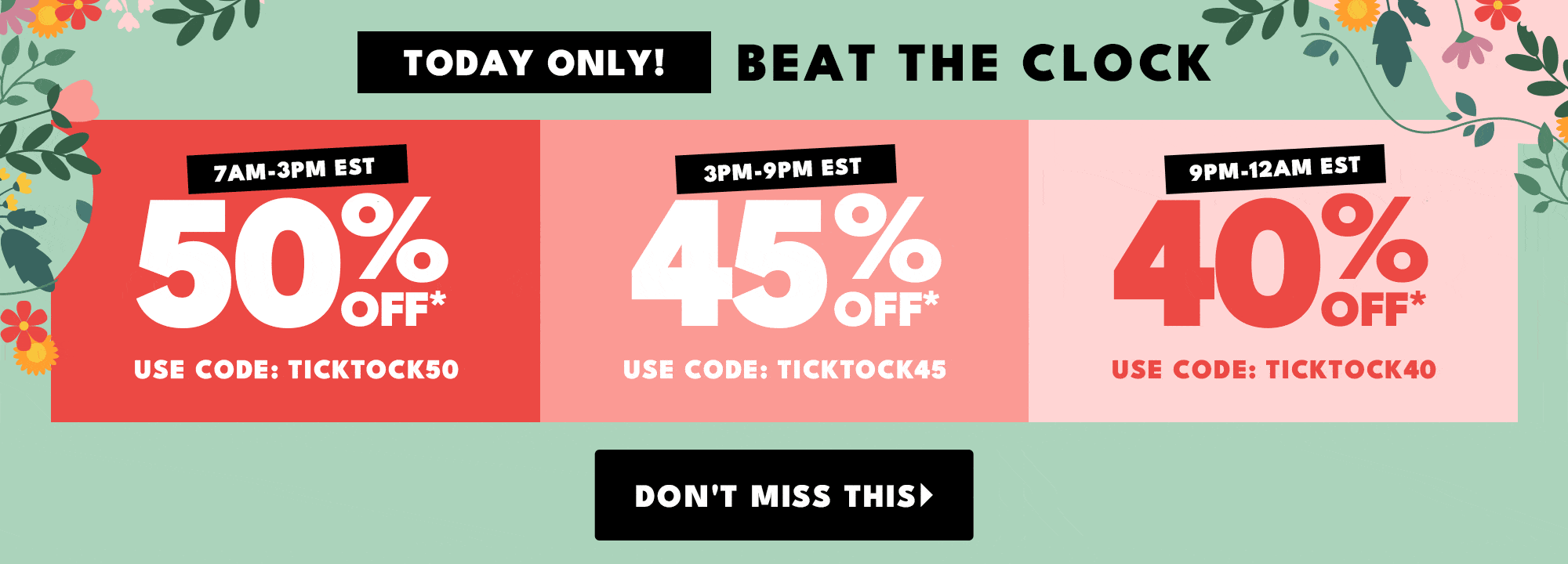 Today only! Beat the lock don't miss this
