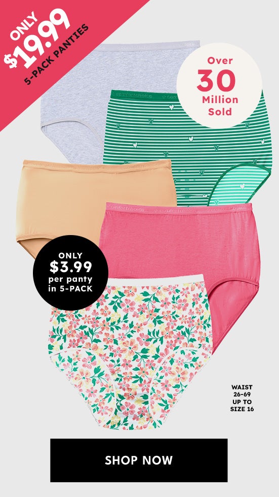 Panty Packs @ 19.99 shop now