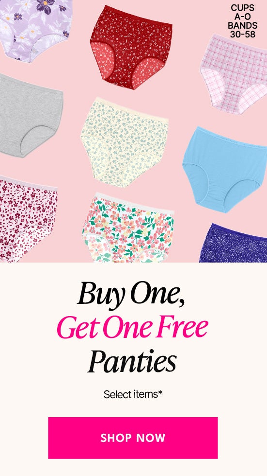 3/30-4/2 B1G1 Panties shop now