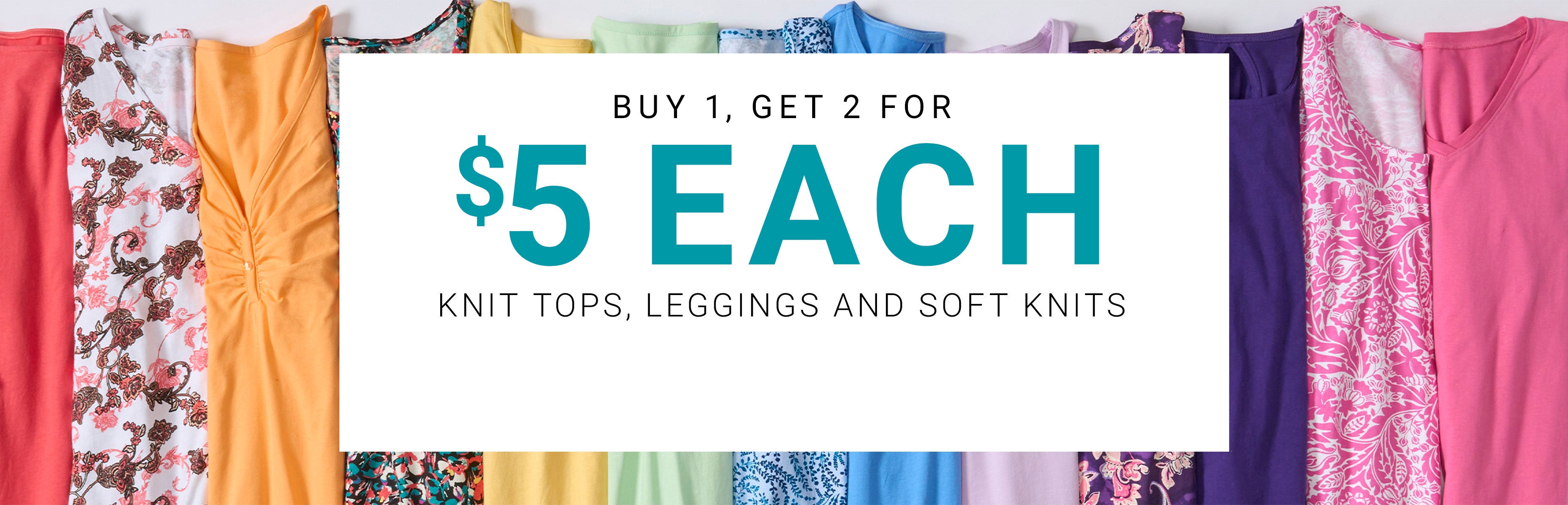 buy 1, get 2 for $5 each shop the sale