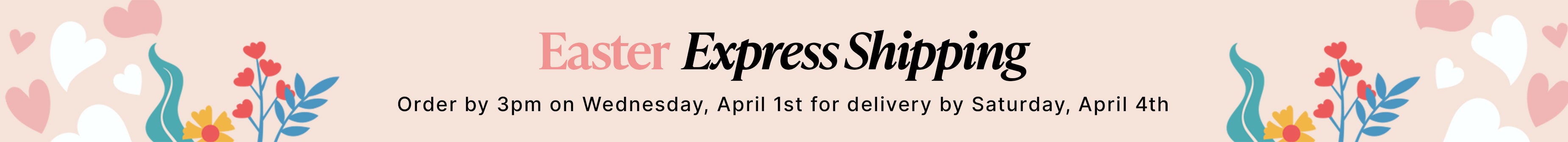 easter day fress shipping